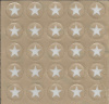 25 Stars Award Decals 1/2"